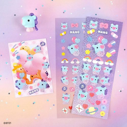 BT21 Baby Glitter Removable Sticker 02 49796