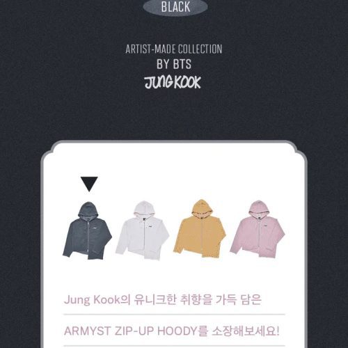 armyst zip up hoody by jungkook oppa store 10