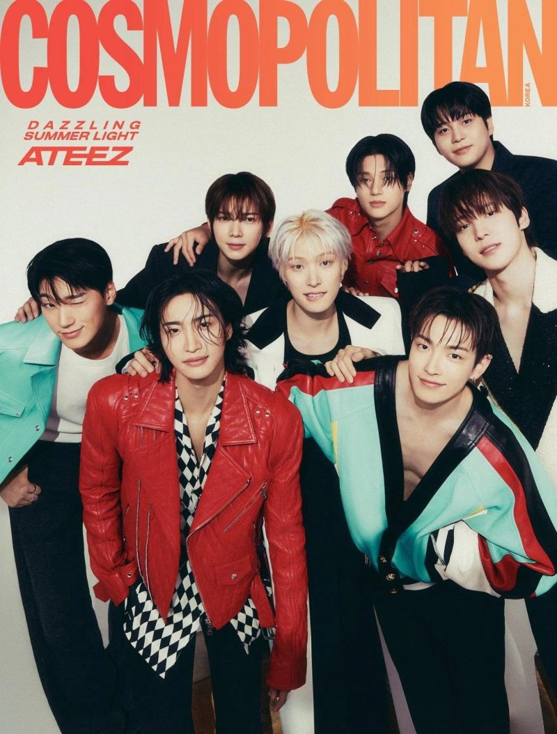 ATEEZ COSMOPOLITAN Cover - July 2024 Magazine - Oppa Store