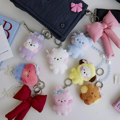 bt21 mini minini ribbon edition plush keyring oppa store 2 ace03475 82b7 4592 8a14 d0b76adb60a1