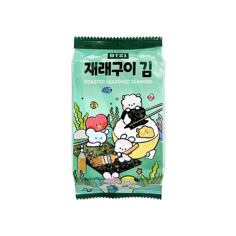 bt21 minini roasted seasoned seaweed gim 16 bags shopping around the world with goodsnjoy 3