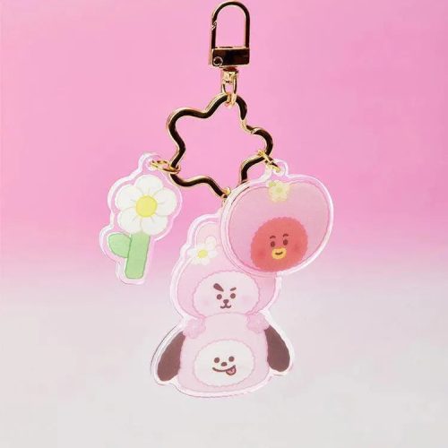 bt21 spring days acrylic keyring oppa store 1