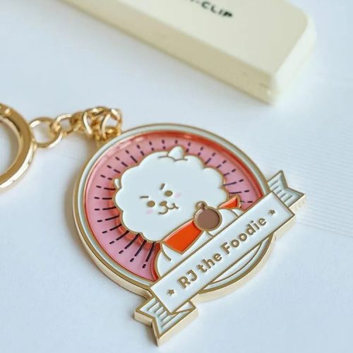 bt21 welcome party md rj metal keyring oppa store 2