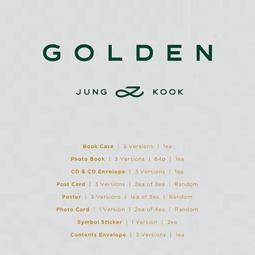 bts jungkook golden 1st solo album oppa store 2