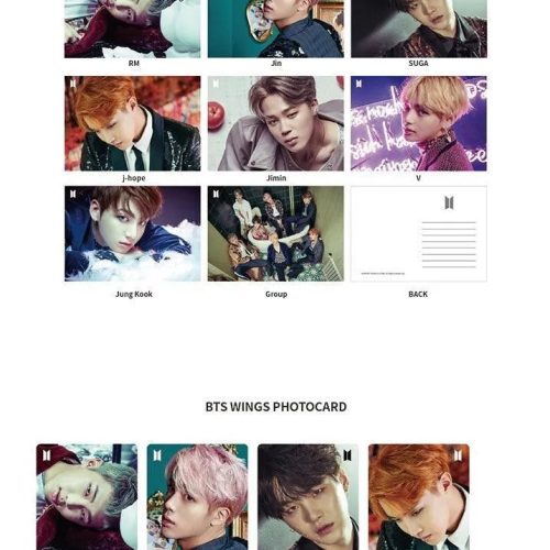 bts lenticular postcard v3 wings and you never walk alone oppa store 4