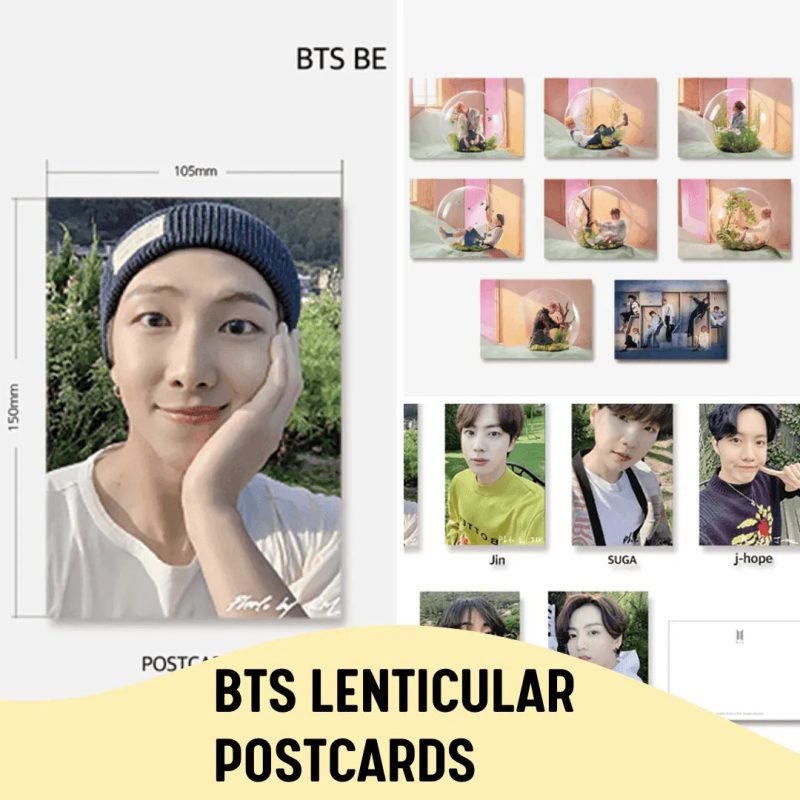 bts lenticular postcards be and love yourself answer versions oppastore 1