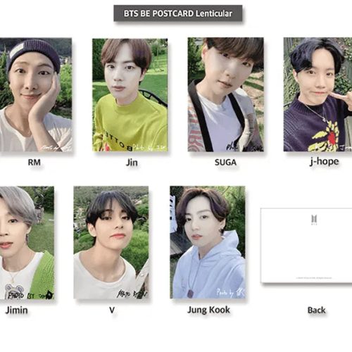 bts lenticular postcards be and love yourself answer versions oppastore 4