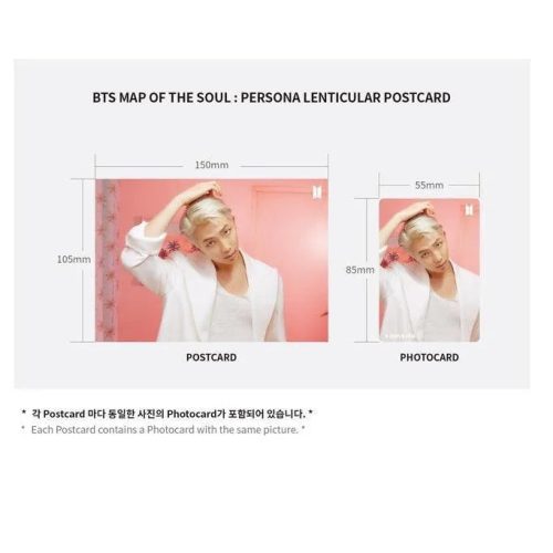 bts lenticular postcards ver 2 map of the soul persona oppa store 2