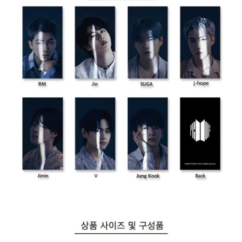 bts lenticular proof bookmarks official weverse version oppastore 4