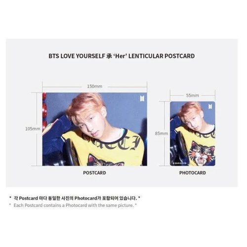 bts lenticular ver 2 love yourself her oppa store 2