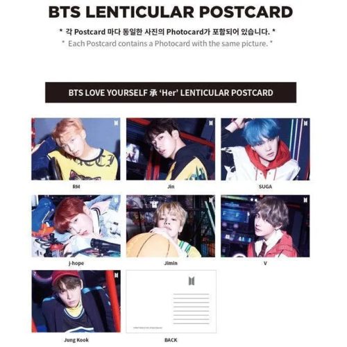 bts lenticular ver 2 love yourself her oppa store 4