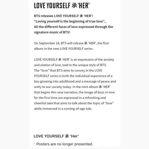 bts love yourself her album oppa store 6