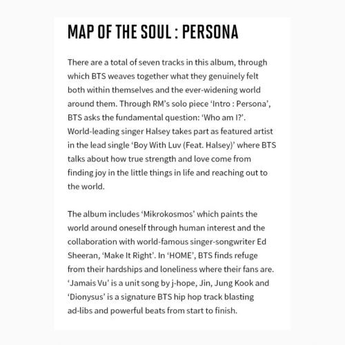 bts map of the soul persona album oppa store 7