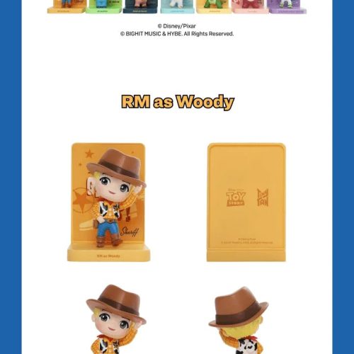 bts tinytan x toy story collab pen figure keyring oppa store 15