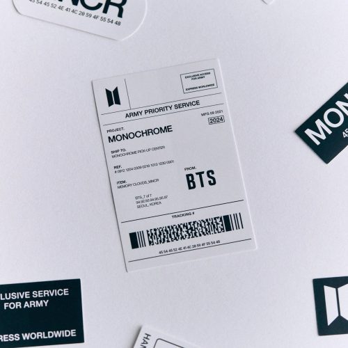 bts x monochrome merch collab oppa store 9