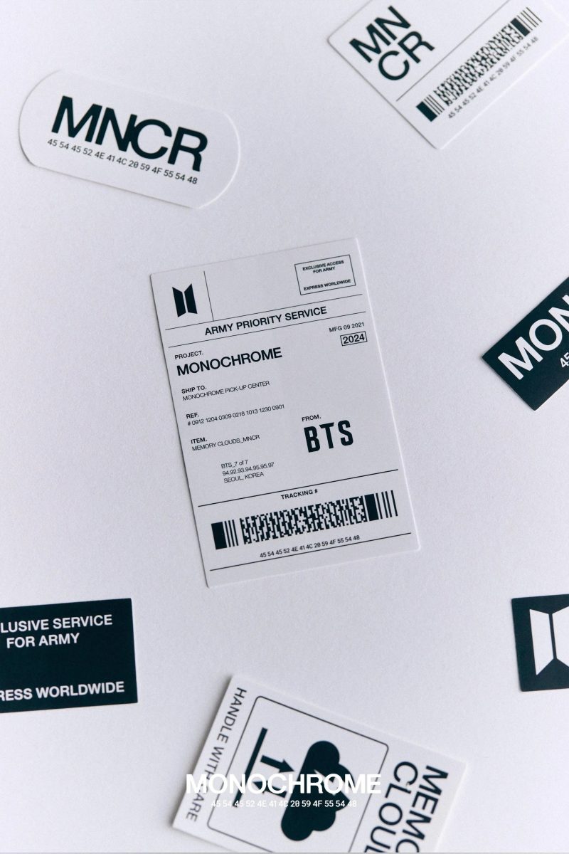 bts x monochrome merch collab oppa store 9