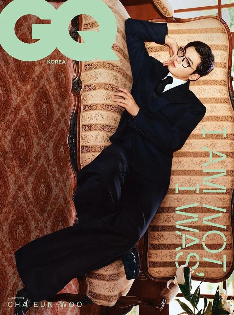 Cha Eunwoo - GQ Korea Magazine - August 2024 Issue - Oppa Store