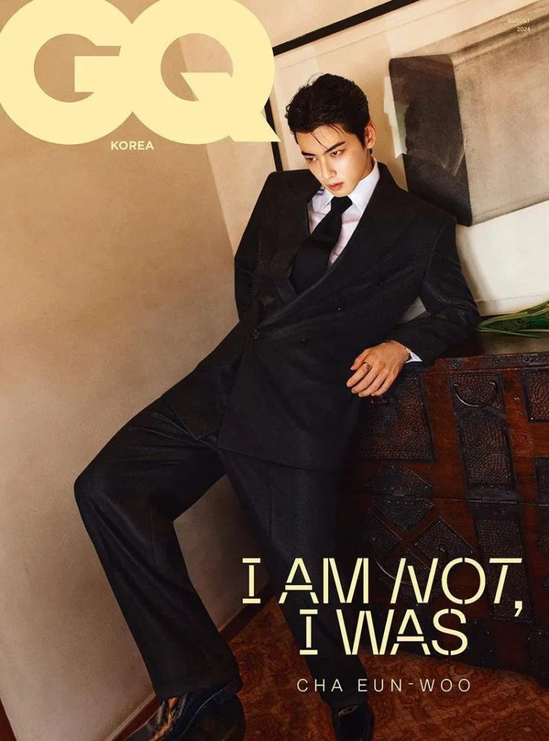 Cha Eunwoo - GQ Korea Magazine - August 2024 Issue - Oppa Store