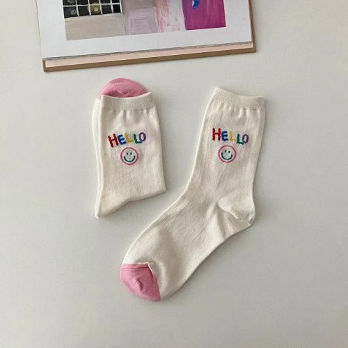 cute korean socks gift set 5 pairs oppa store 23