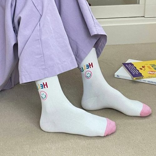 cute korean socks gift set 5 pairs oppa store 24