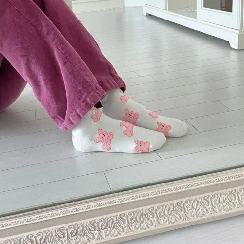 cute korean socks gift set 5 pairs oppa store 29