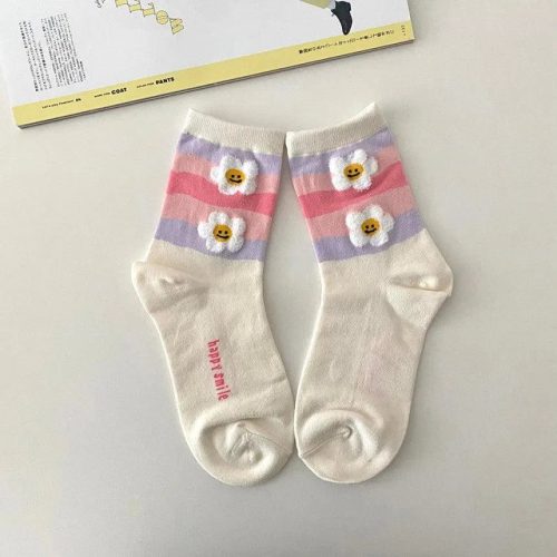 cute korean socks gift set 5 pairs oppa store 30