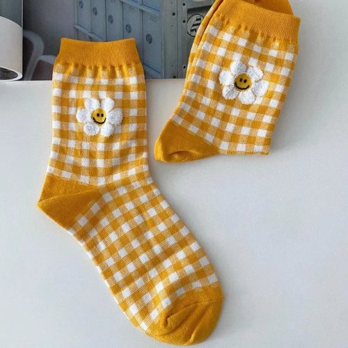 cute korean socks gift set 5 pairs oppa store 33