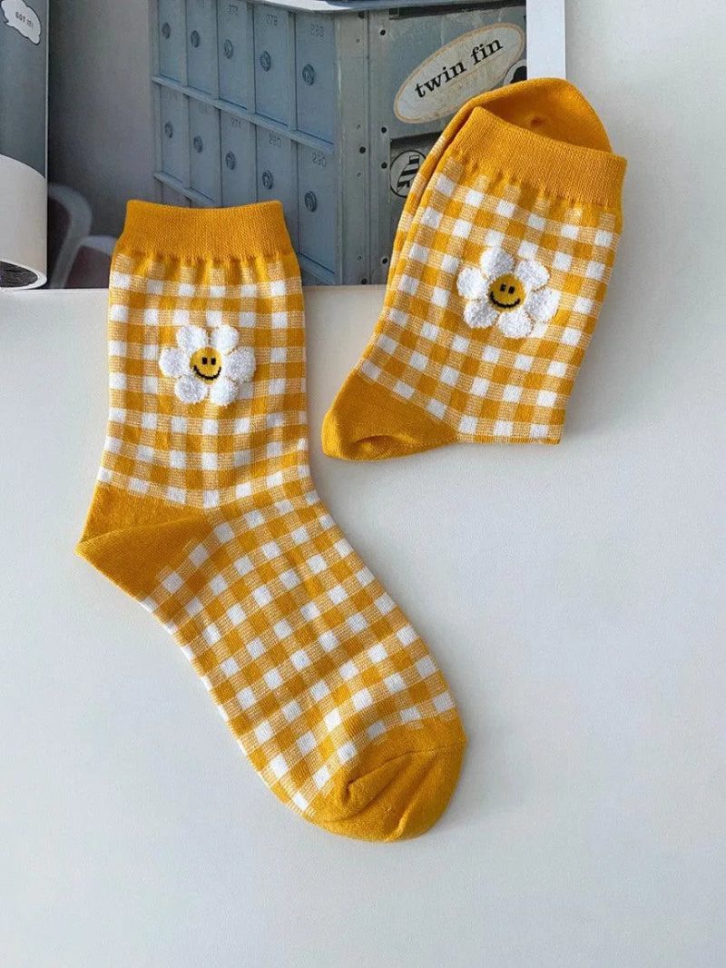 cute korean socks gift set 5 pairs oppa store 33