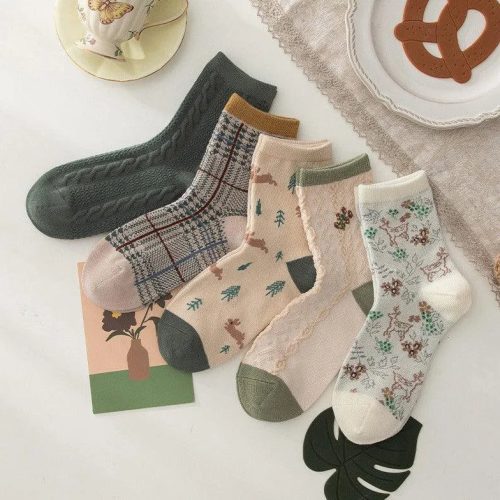 Cute Korean Socks - Lovely Bear Pattern - Oppa Store