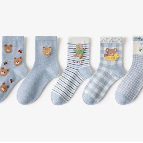 cute korean socks lovely bear pattern oppa store 5 c6ada33f 39ac 4fe4 911e e1b46dc6defc