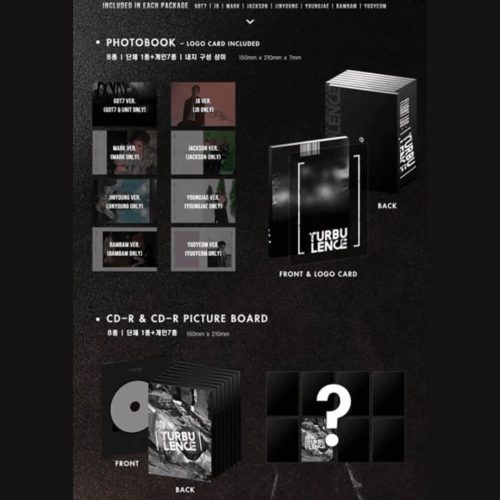 got7 2nd studio album flight log turbulence random version oppastore 4