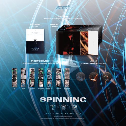 got7 9th mini album spinning top random version oppastore 5