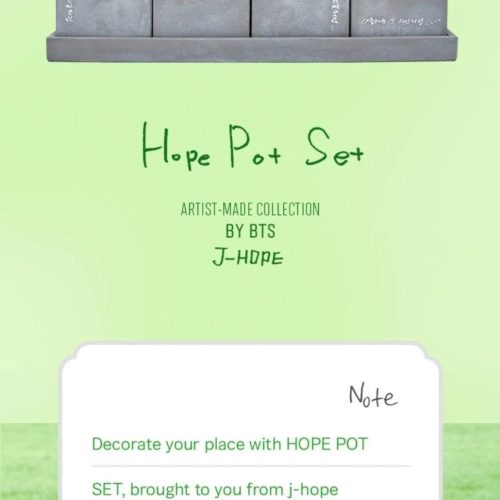 j hope pot set and side mini bag bts artist made collection oppa store 13