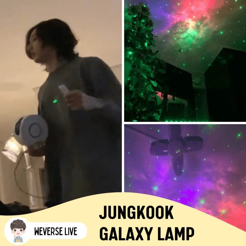 jungkook lamp galaxy projector from weverse live oppastore 1