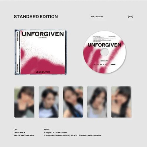 le sserafim unforgiven japan 2nd single album oppa store 6