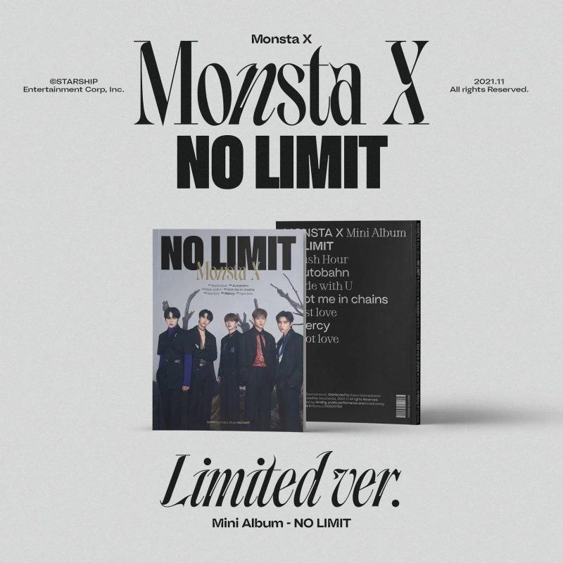 monsta x 10th mini album no limit limited ver oppastore 6