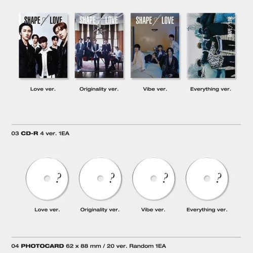 monsta x 11th mini album shape of love oppastore 2