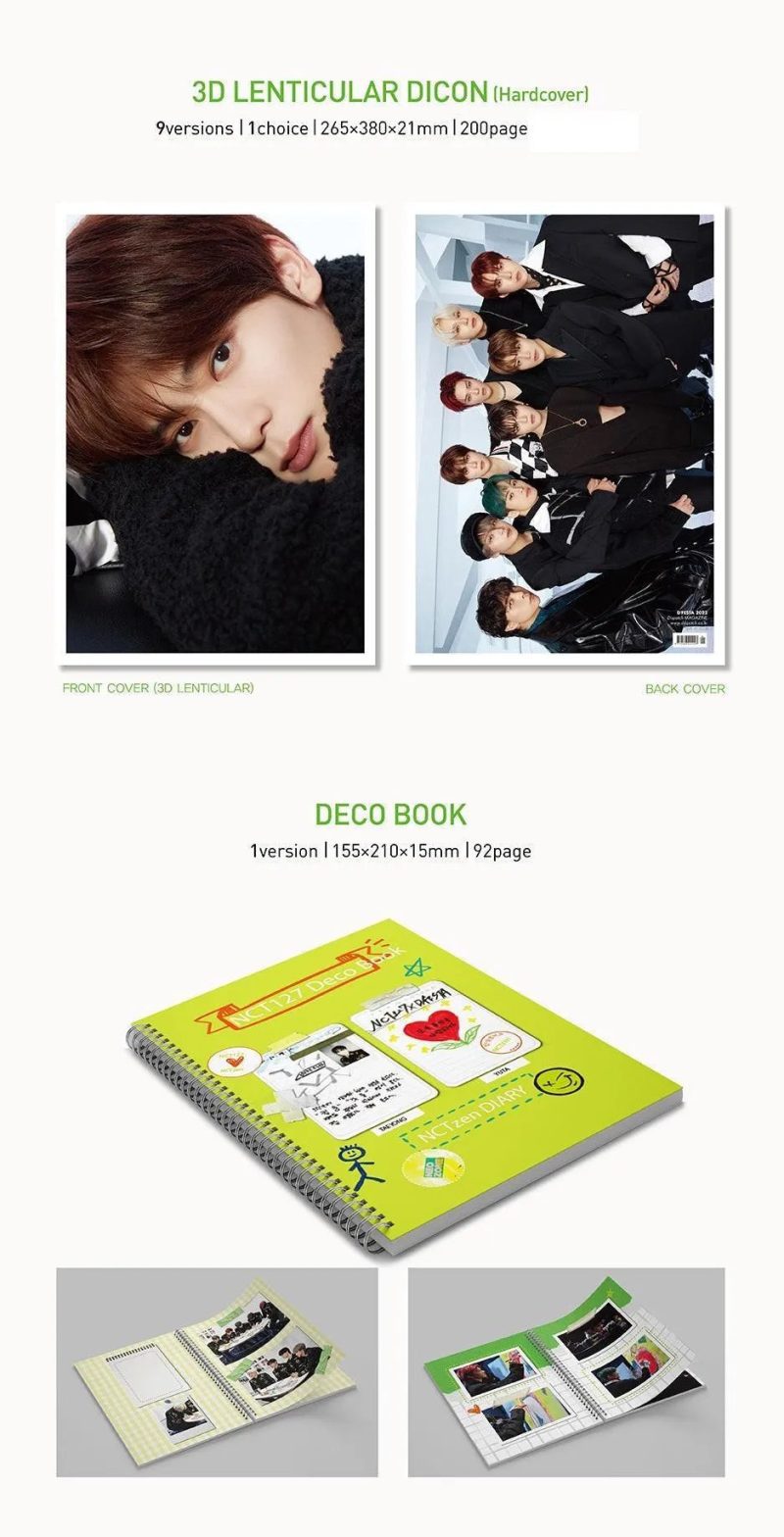 nct 127 dicon d festa special photobook 3d lenticular cover oppa store 4