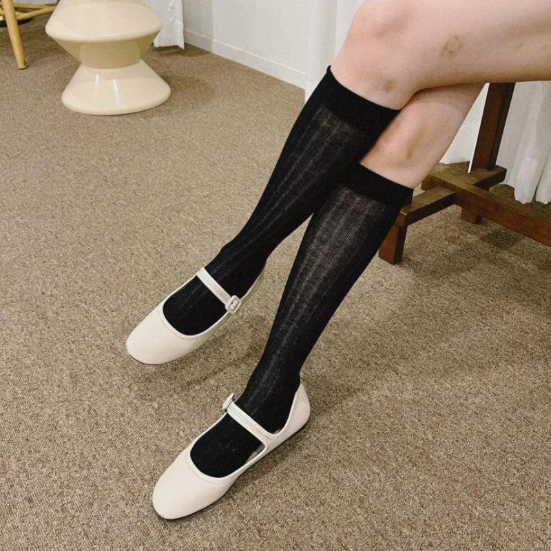 see through korean long socks ballet core knee socks set of 3 oppa store 1 f117bfef 5cb8 466b b126 4fa01d8c1f10