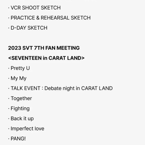 seventeen 2023 svt 7th fan meeting seventeen in carat land memory book digital code oppa store 6