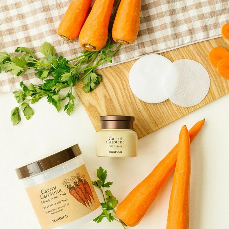 skinfood toner carrot carotene calming water pad oppa store 3