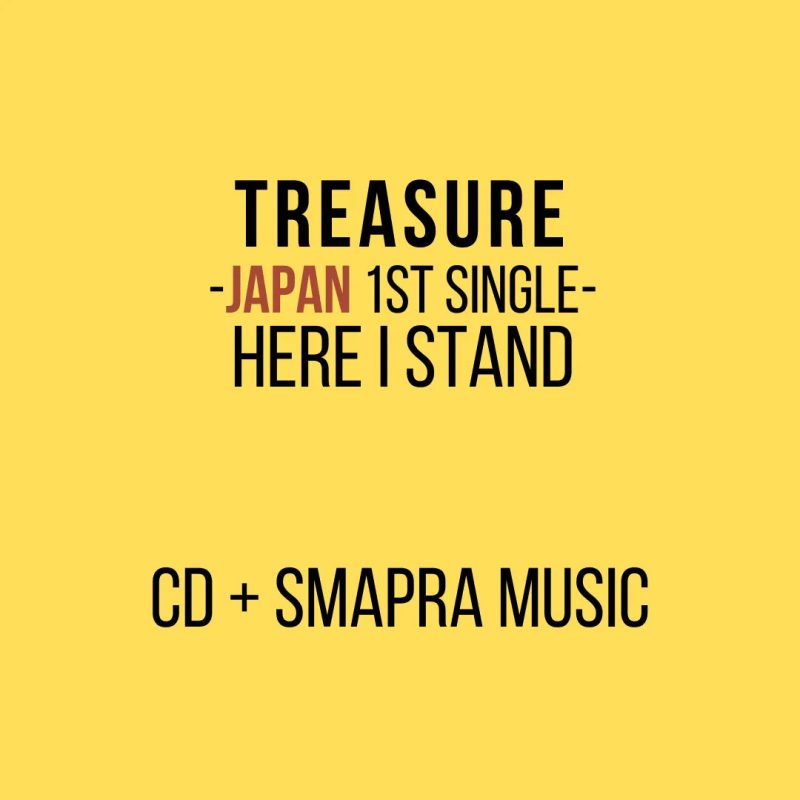 treasure here i stand japan 1st single album oppastore 2