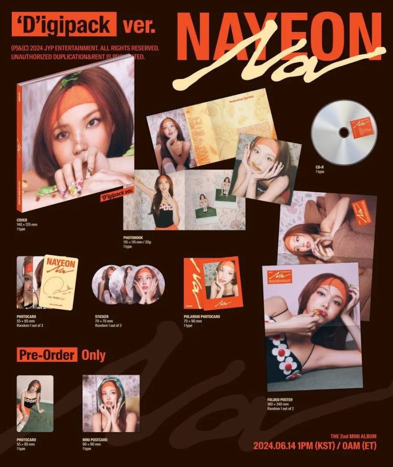 TWICE NAYEON - [NA] 2nd Mini Album - Oppa Store