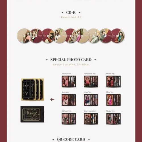 twice the year of yes 3rd special album random version oppa store 4