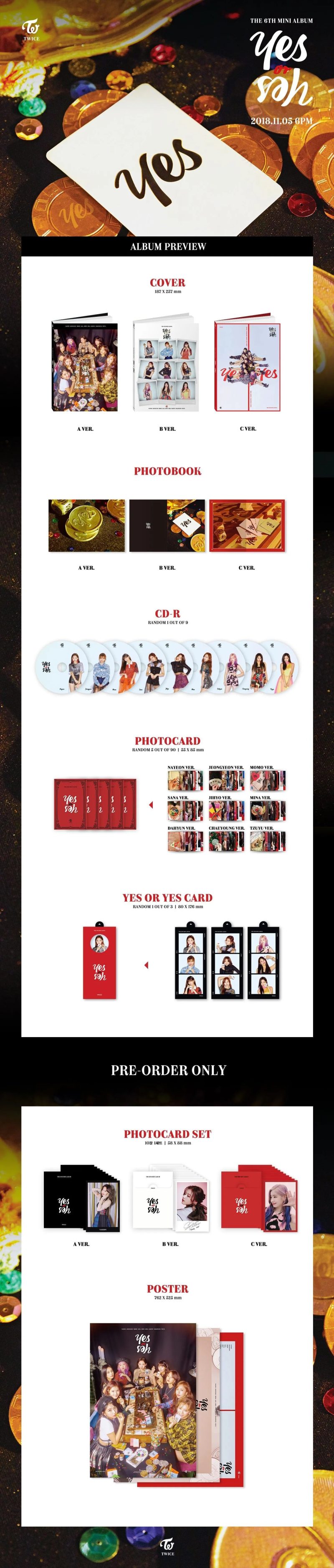 twice yes or yes 6th mini album oppa store 2