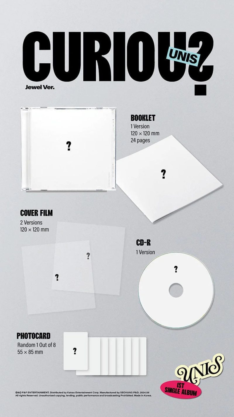 unis curious 1st single album oppa store 3