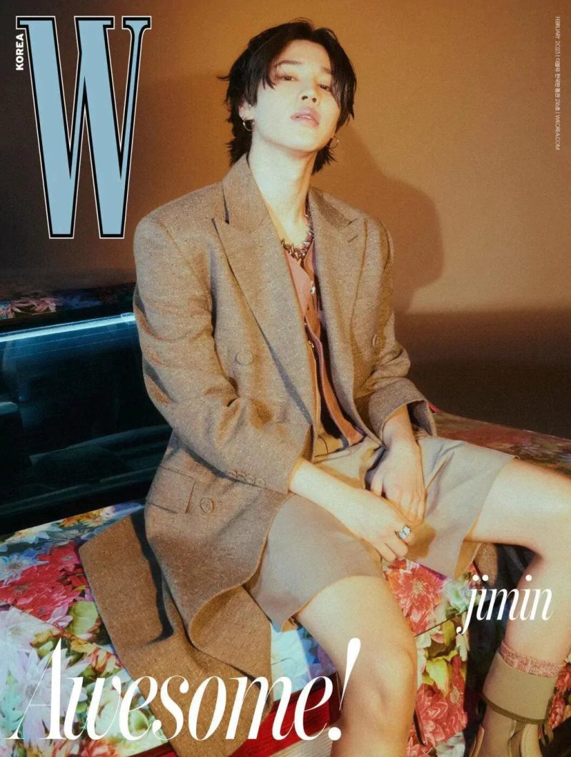 W Korea February 2023 Vol. 2 - BTS Jimin Cover (Type A/B/C/D/E/F) - Oppa Store