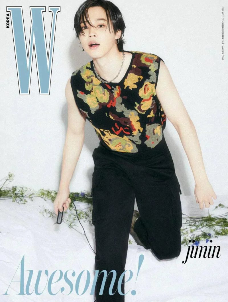 W Korea February 2023 Vol. 2 - BTS Jimin Cover (Type A/B/C/D/E/F) - Oppa Store