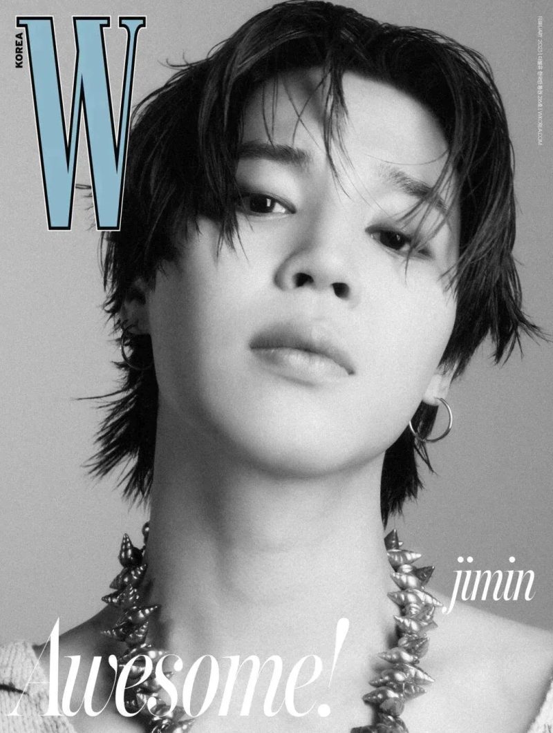 W Korea February 2023 Vol. 2 - BTS Jimin Cover (Type A/B/C/D/E/F) - Oppa Store